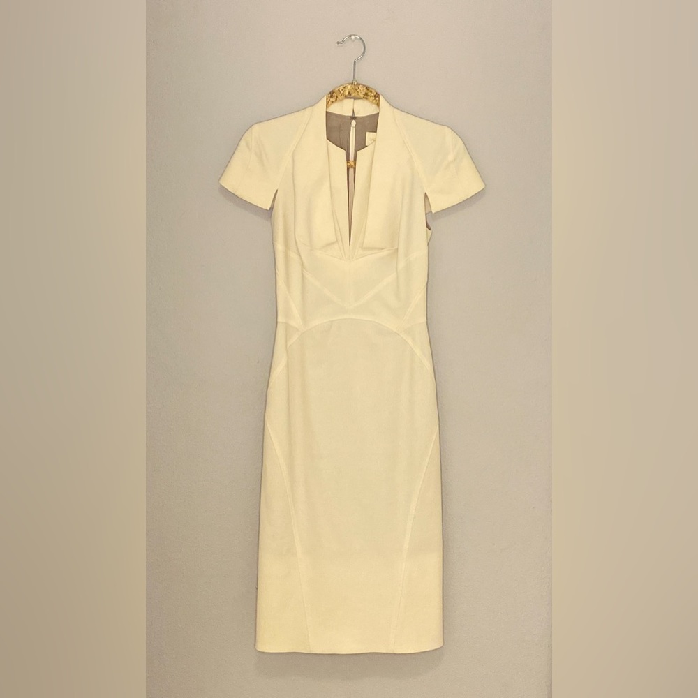 ZAC Zac Posen white cocktail dress